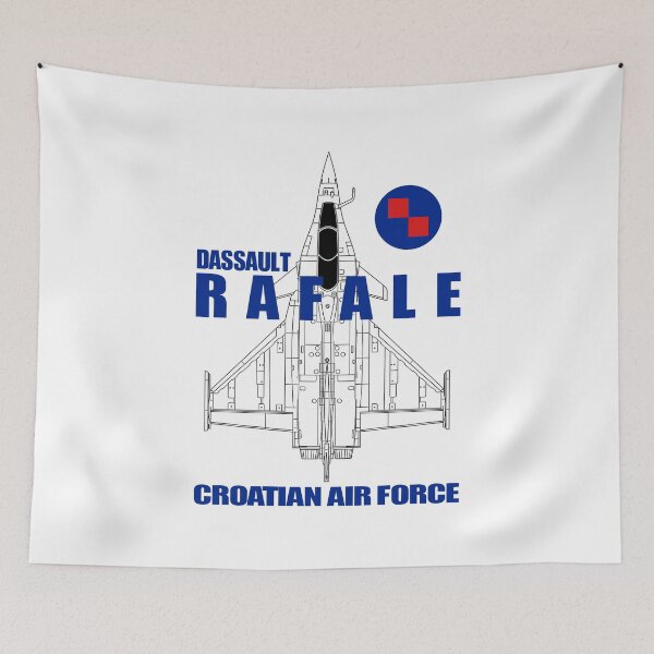 Item preview, Dassault Rafale Croatian Air Force Technical Blueprint - Black Edition designed and sold by Magazine Combate.