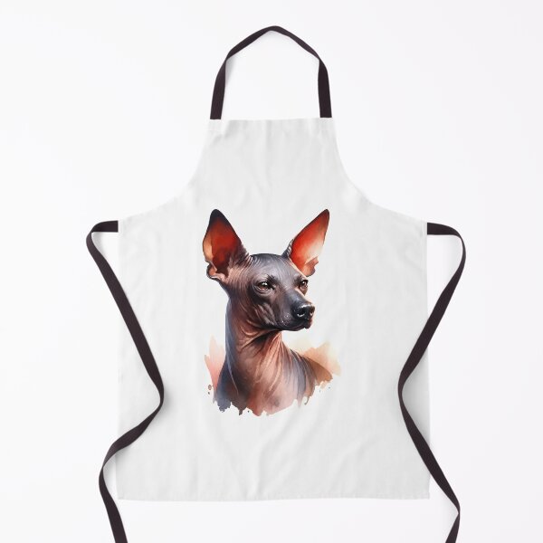 Item preview, Xoloitzcuintli Dog Watercolor Portrait Art designed and sold by OlyvieArt.
