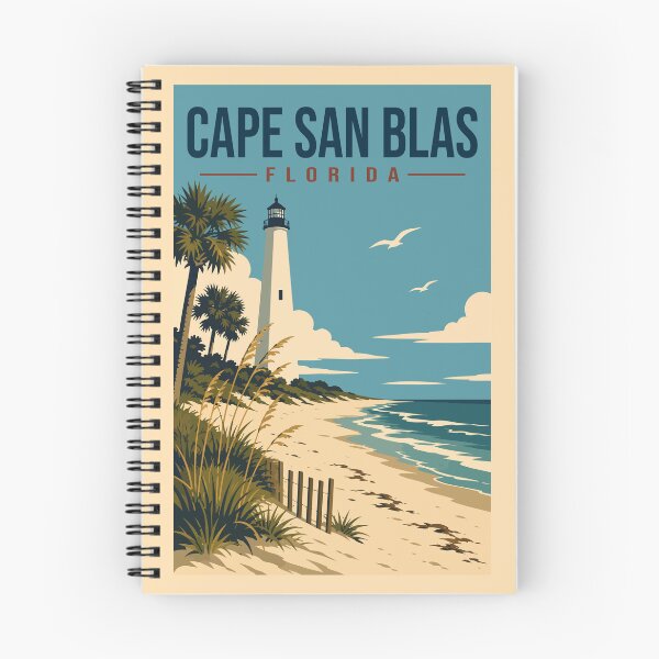 Item preview, The Cape San Blas Travel Poster designed and sold by rogue-design.