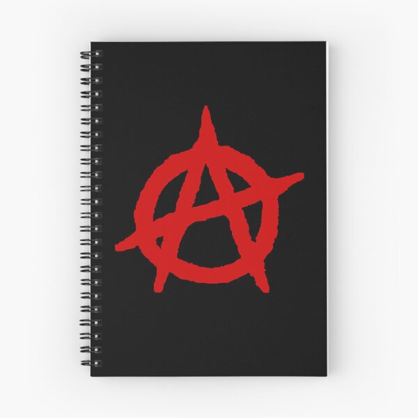 Item preview, Red Anarchist Anarchy Symbol designed and sold by MathWare MathClips.