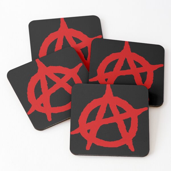 Item preview, Red Anarchist Anarchy Symbol designed and sold by MathWare MathClips.