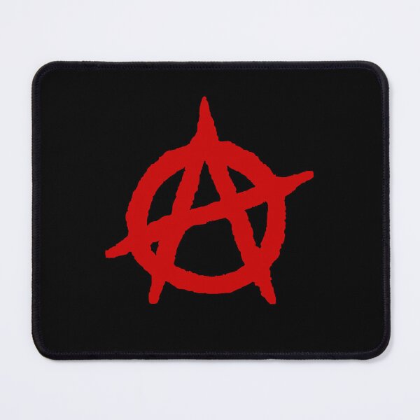 Item preview, Red Anarchist Anarchy Symbol designed and sold by MathWare MathClips.