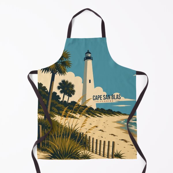 Item preview, The Cape San Blas Travel Poster designed and sold by rogue-design.