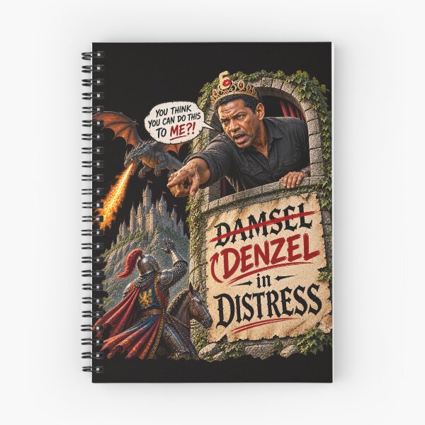 Item preview, Denzel in Distress – You Think You Can Do This to Me? Medieval Movie Parody designed and sold by KissMy6 Industries.