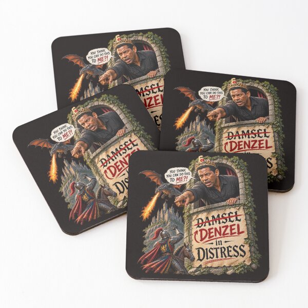 Item preview, Denzel in Distress – You Think You Can Do This to Me? Medieval Movie Parody designed and sold by KissMy6 Industries.