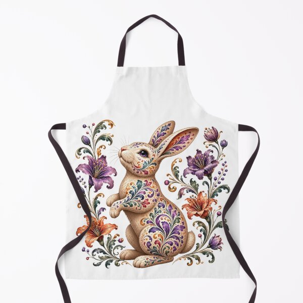 Item preview, Floral Folk Rabbit designed and sold by PetalGarden.