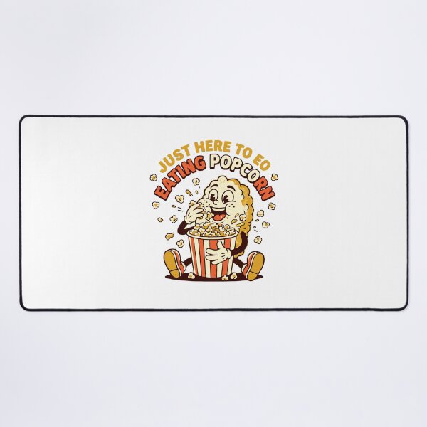 Item preview, Just Here To Eat Popcorn Vintage Rubber Hose Cartoon Classic T-Shirt designed and sold by pawsome purrfect.