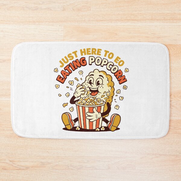 Item preview, Just Here To Eat Popcorn Vintage Rubber Hose Cartoon Classic T-Shirt designed and sold by pawsome purrfect.