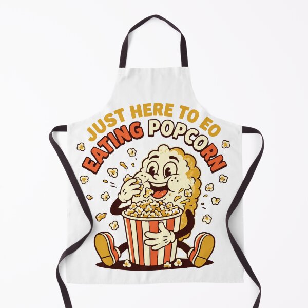 Item preview, Just Here To Eat Popcorn Vintage Rubber Hose Cartoon Classic T-Shirt designed and sold by pawsome purrfect.