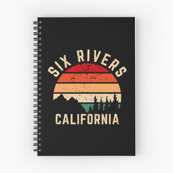 Item preview, Six Rivers California Vintage Retro Sunset designed and sold by ForzaDesigns.