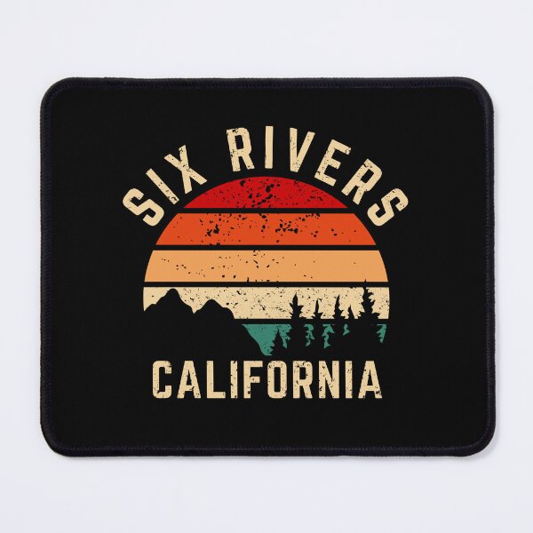 Item preview, Six Rivers California Vintage Retro Sunset designed and sold by ForzaDesigns.