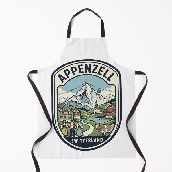 Item preview, Vintage Appenzell Switzerland Alpine Travel Illustration designed and sold by k3rstman1.