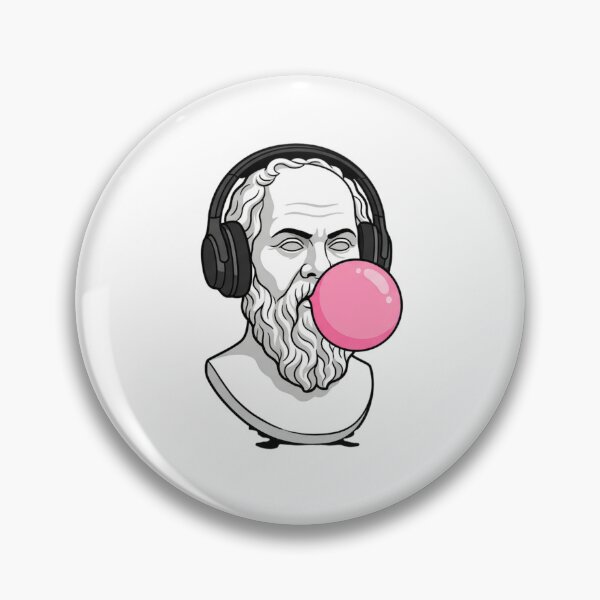 Item preview, Greek Statue Bust With Headphones And Bubblegum designed and sold by Rare By Hero.