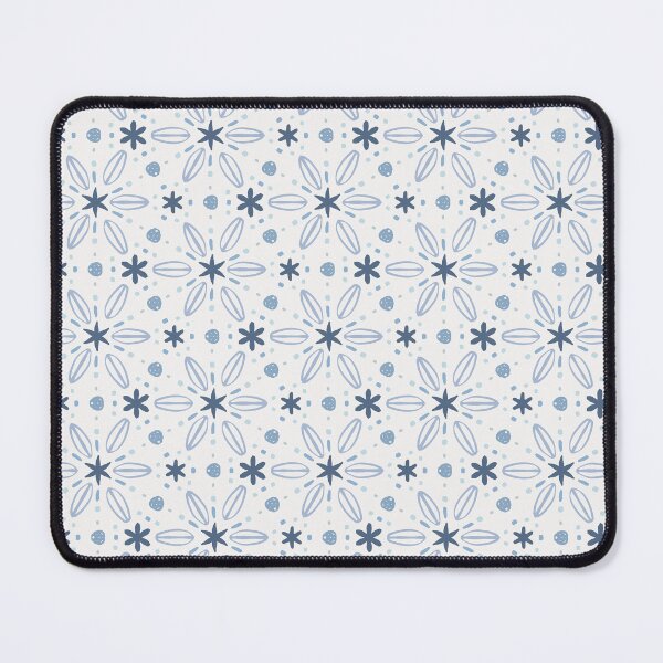 Item preview, Blue and white winter flower pattern by Beliris Creations designed and sold by BelirisCréations.