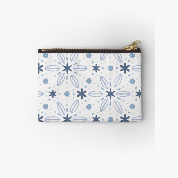 Item preview, Blue and white winter flower pattern by Beliris Creations designed and sold by BelirisCréations.