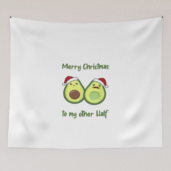 Item preview, Merry Christmas to My Avocado Half designed and sold by lilybaker3389.