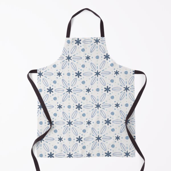 Item preview, Blue and white winter flower pattern by Beliris Creations designed and sold by BelirisCréations.