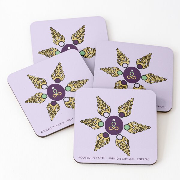 Item preview, Spiritual Crystal Mandala – Meditation & Sacred Energy Art Pale Lavender  Edition  designed and sold by Macramellennias.