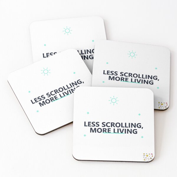 Item preview, Less Scrolling More Living designed and sold by good-graffity.