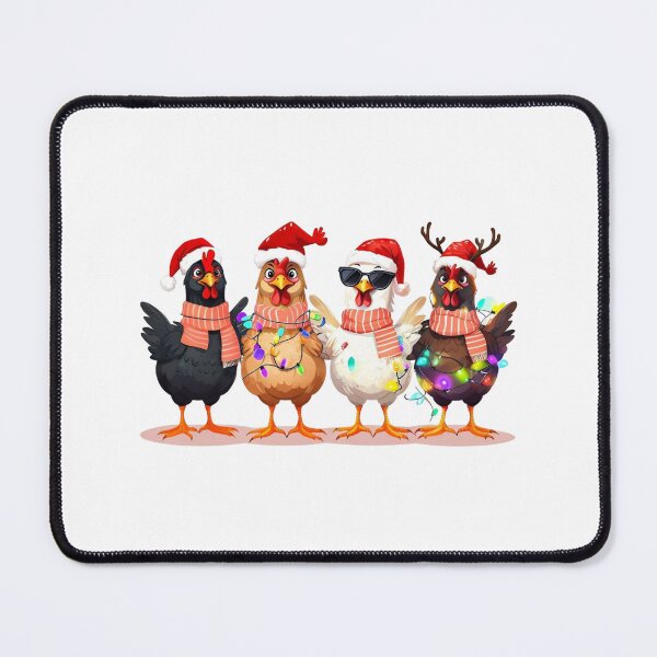 Item preview, Christmas Chickens designed and sold by FloraliteCo.