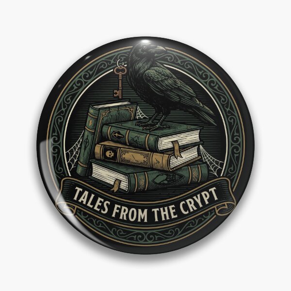 Item preview, Tales From The Crypt Raven Books Dark Academia Halloween designed and sold by TeNovaStudio.