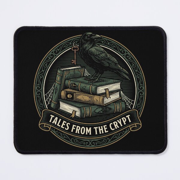 Item preview, Tales From The Crypt Raven Books Dark Academia Halloween designed and sold by TeNovaStudio.