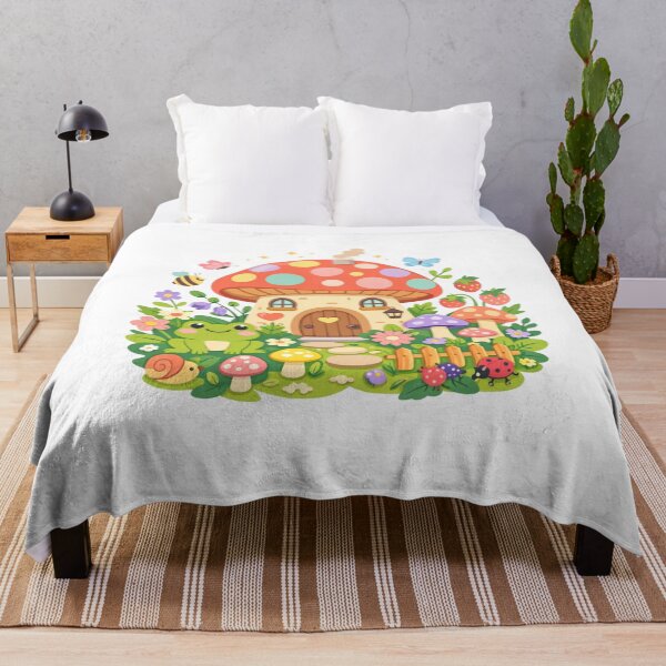 Item preview, Cute Mushroom Cottage Frog designed and sold by oblexwear.
