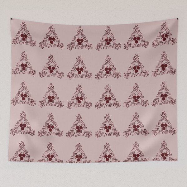 Item preview,  Intricate Celtic Trinity Knot Line Art ​​– Dusty Rose Edition designed and sold by Macramellennias.