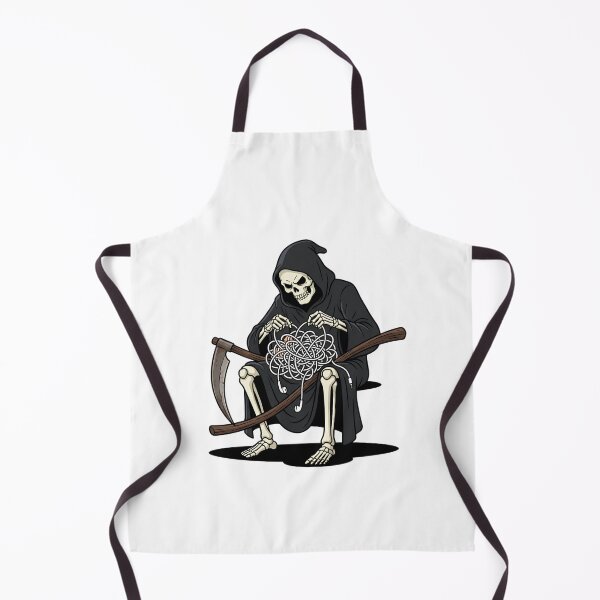 Item preview, Grim Reaper Untangling Tangled Earbuds Cable designed and sold by Rare By Hero.