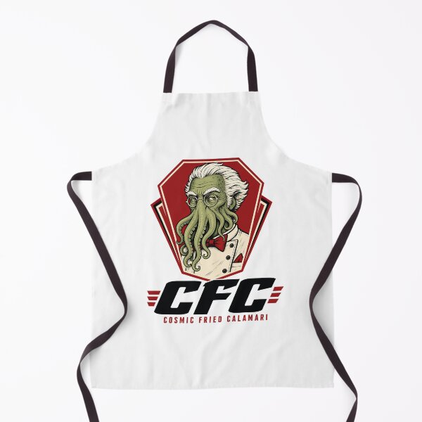 Item preview, Lovecraft CFC – Cosmic Fried Calamari Chef designed and sold by Fenay Designs.