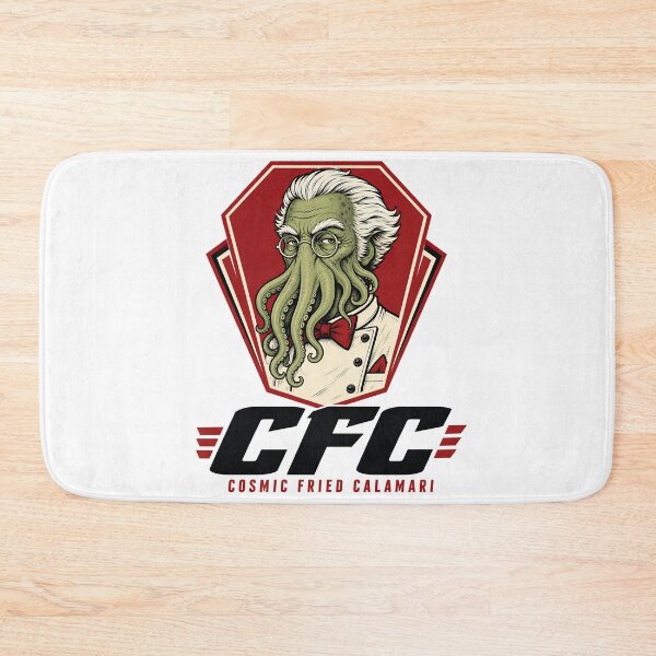 Artikelvorschau, Lovecraft CFC – Cosmic Fried Calamari Chef entworfen und verkauft von Fenay Designs.