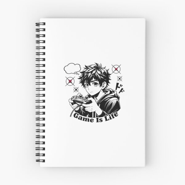 Item preview, Anime Gamer Boy – Gaming Is Life Manga Style designed and sold by Menna2030.
