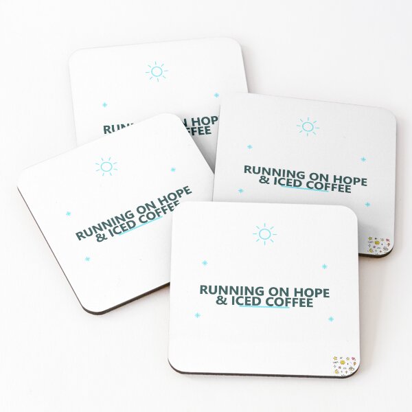 Item preview, Running on Hope and Iced Coffee designed and sold by good-graffity.