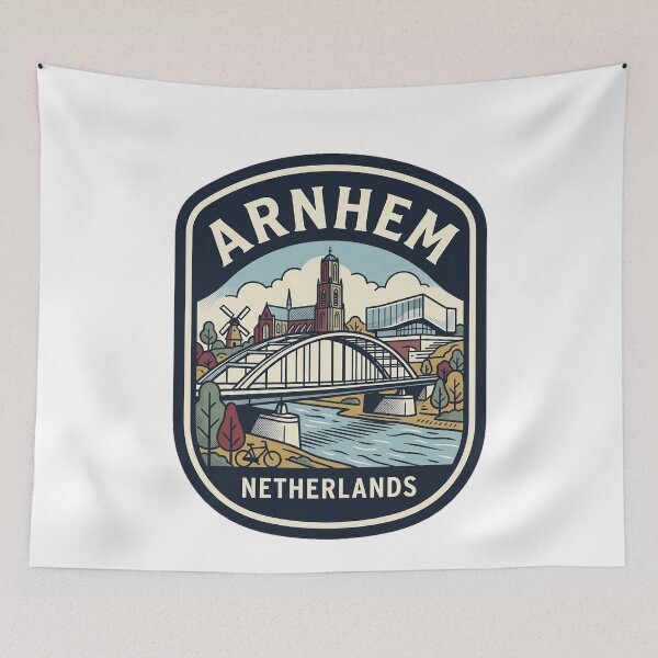 Item preview, Vintage Arnhem Netherlands John Frost Bridge Badge designed and sold by k3rstman1.