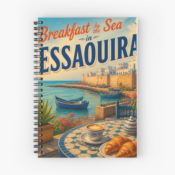 Item preview, Essaouira, Morocco: scenic-Style Painterly Travel Poster designed and sold by LSVart.