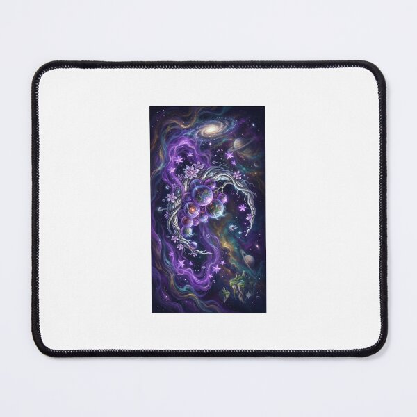 Item preview, Cosmic Crystal Grape Sticker designed and sold by blossomfun.