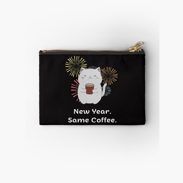 Item preview, New Year Same Coffee Funny Cat | Espresso Yourself Cats designed and sold by ContigoART.