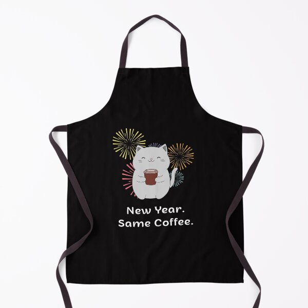 Item preview, New Year Same Coffee Funny Cat | Espresso Yourself Cats designed and sold by ContigoART.
