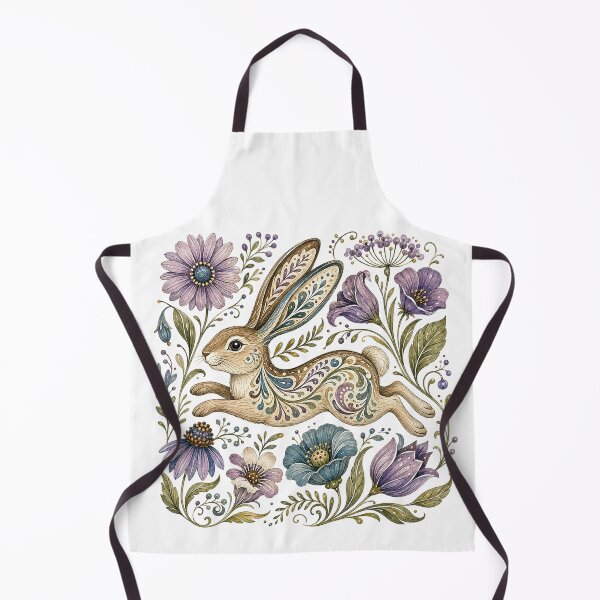 Item preview, Cottagecore Floral Rabbit designed and sold by PetalGarden.