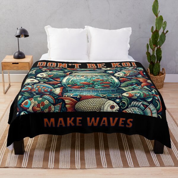 Item preview, Don't Be Koi - Make Waves | Fish Design designed and sold by FadedFrequency.