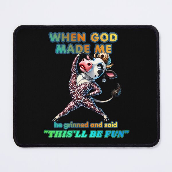 Item preview, When God Made Me Funny Cow designed and sold by Szpaku desart .