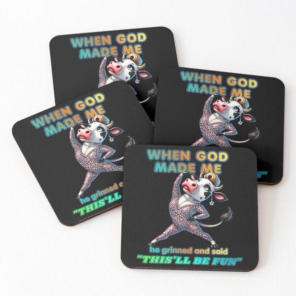 Item preview, When God Made Me Funny Cow designed and sold by Szpaku desart .