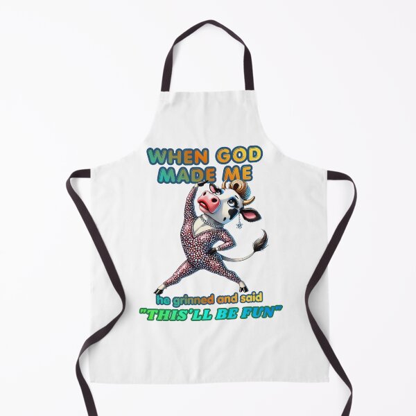 Item preview, When God Made Me Funny Cow designed and sold by Szpaku desart .