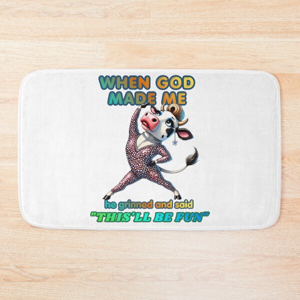 Item preview, When God Made Me Funny Cow designed and sold by Szpaku desart .
