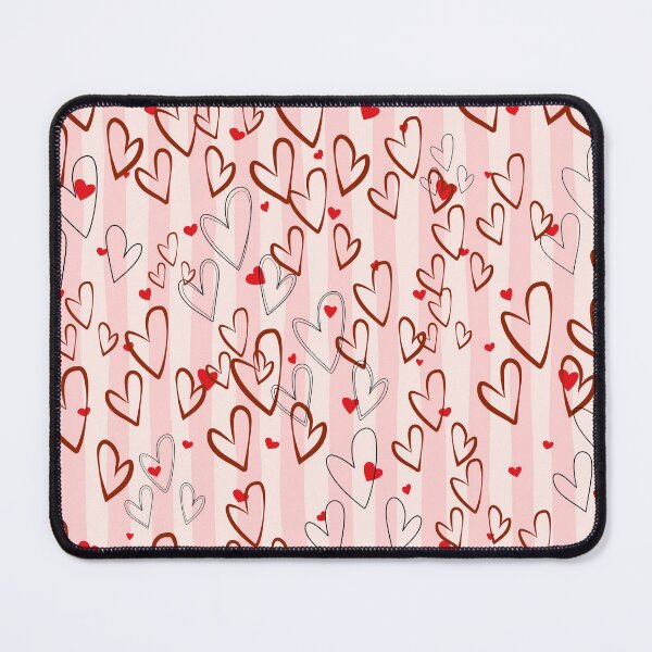 Item preview, Romantic hand drawn hearts pattern designed and sold by Designova10.