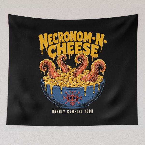 Item preview, Lovecraft Necronom-N-Cheese – Unholy Comfort Food designed and sold by Fenay Designs.