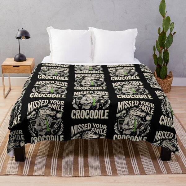 Item preview, Missed Your Smile Crocodile First Day of School Teacher designed and sold by Redgiant87x.