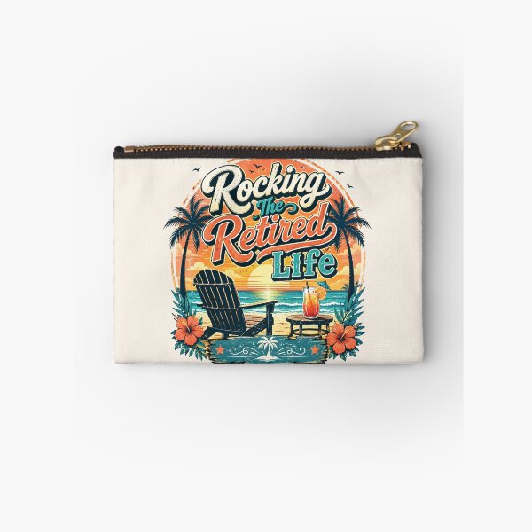Item preview, Retro Beach Sunset - Rocking The Retired Life designed and sold by legendaryskins.