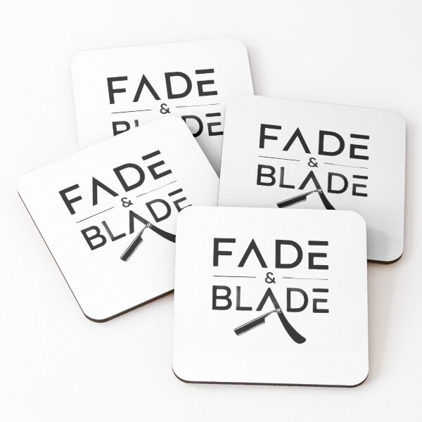 Item preview, Fade And Blade Minimalist Barber Razor Typography designed and sold by Barber MD Culture.