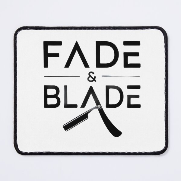 Item preview, Fade And Blade Minimalist Barber Razor Typography designed and sold by Barber MD Culture.